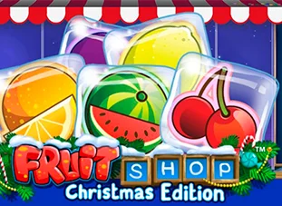 fruit shop christmas logo